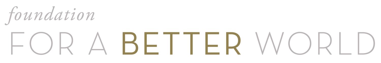 Foundation for a Better World logo